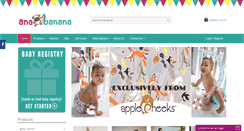 Desktop Screenshot of anabananababy.com